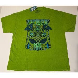 NWT Earthbound Trading Co. Fleetwood Mac Green Tee
